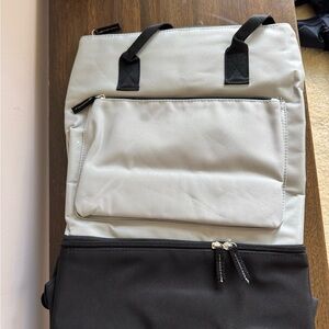 DSW Black and Cream Women's Backpack